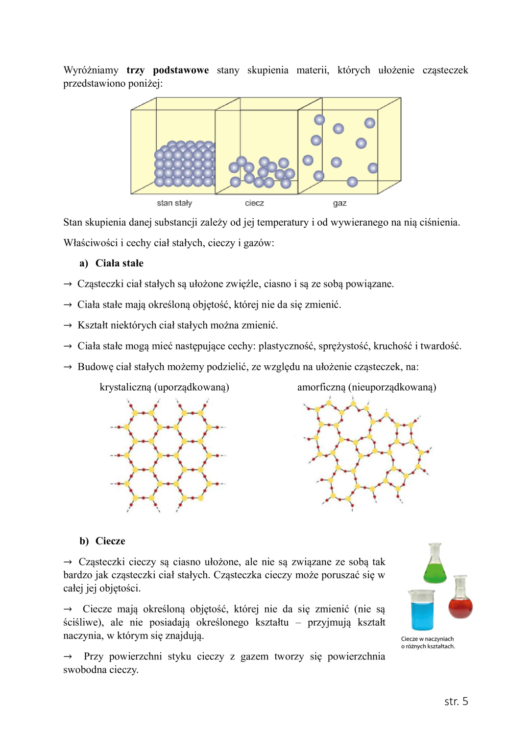 Właściwości i budowa materii – powtórzenie dla klas 7 ⚛️💦 DM Fizyka